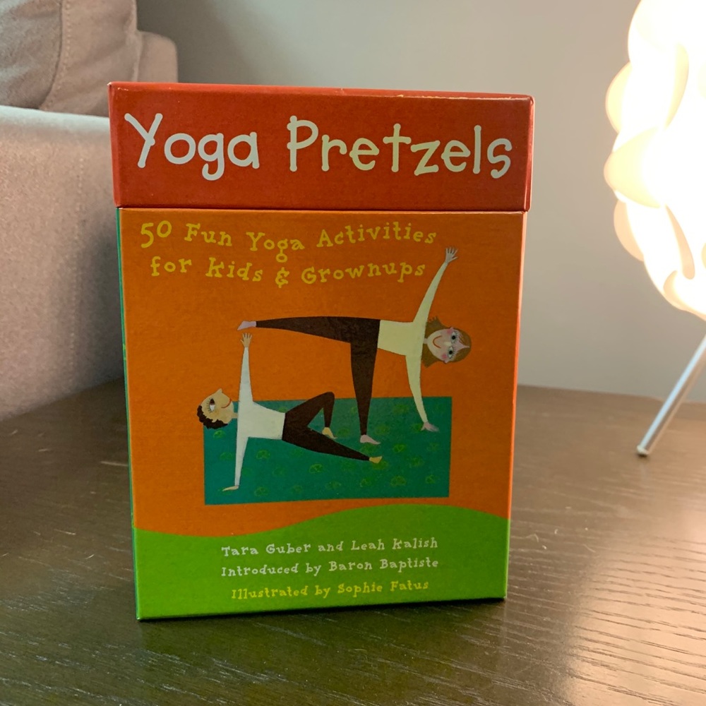 Yoga Pretzels Cards For Family & Kids